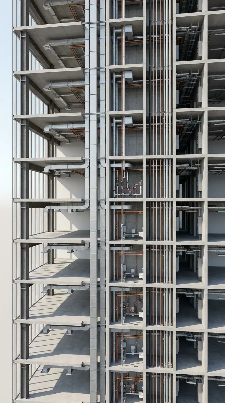 MEP Coordination Strategies for High-Rise Buildings