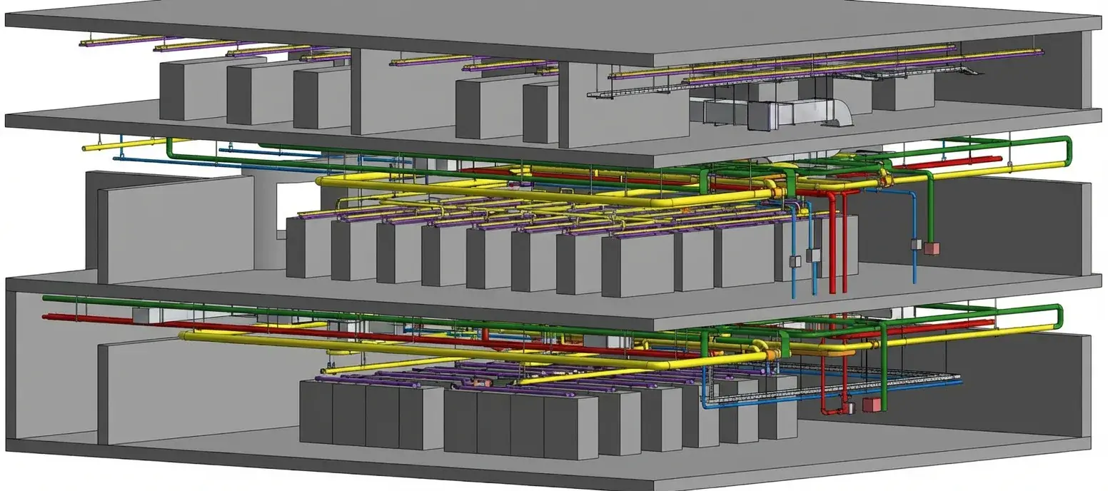 Data Center As-Built Modeling - Boston, USA