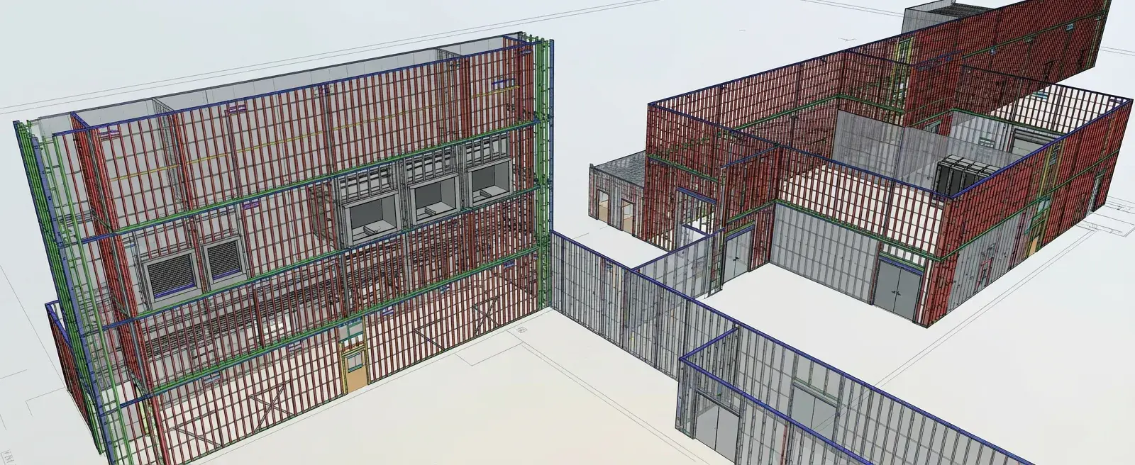 Drywall Panel BIM Model - San Diego, California
